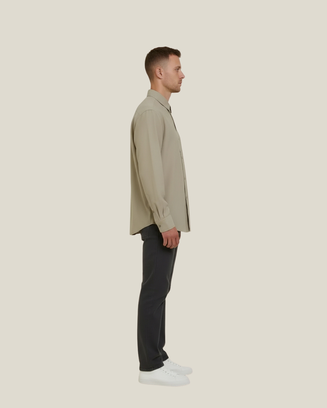 The Everyday Performance Shirt – Taupe