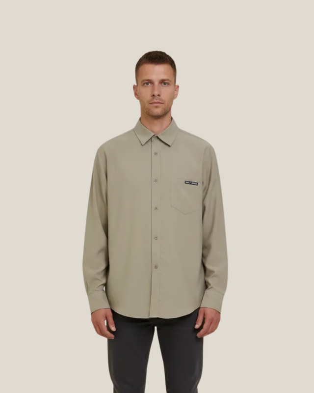 The Everyday Performance Shirt – Taupe