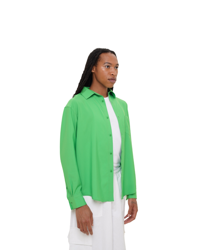The Stay-Fresh, Wrinkle-Free Shirt – Green